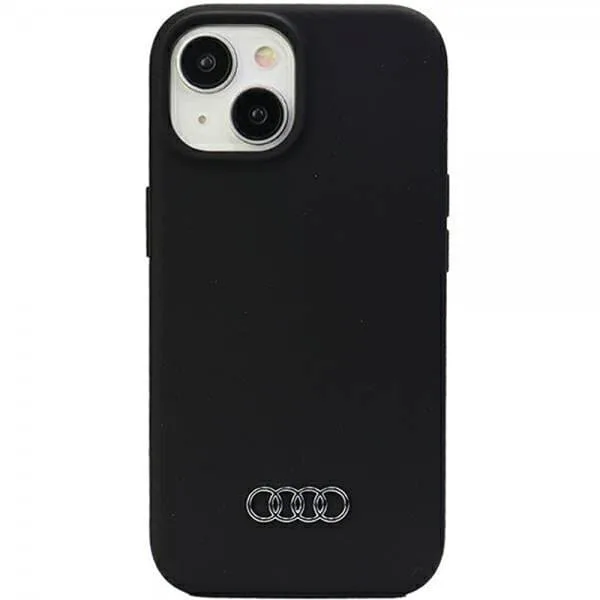 Audi iPhone 15 Skal Silicone Svart