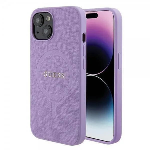 Guess iPhone 15 Plus Skal Saffiano MagSafe