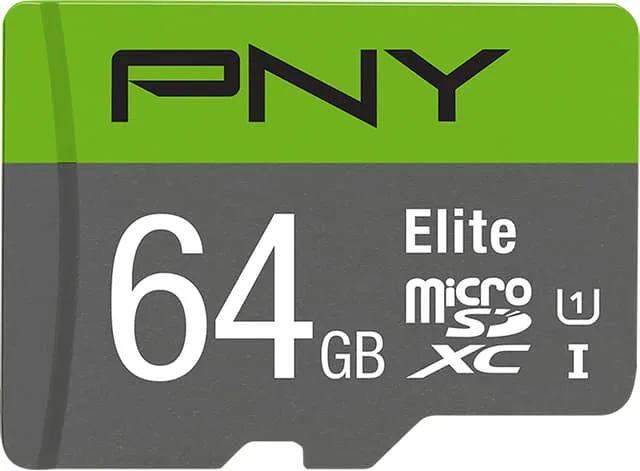 PNY Elite - Flash-minneskort - 64 GB - UHS-I U1 / Class10 - mikroSDXC UHS-I