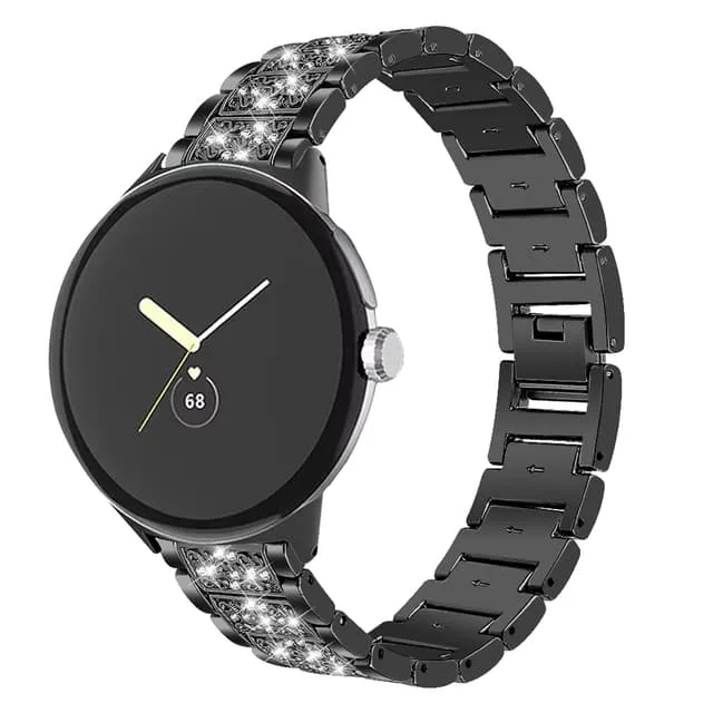 Ersättande Klockarmband för Google Pixel Watch Svart