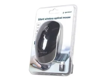 Mus usb-c optisk wrl svart/tyst musw-4bsc-01, Gembird
