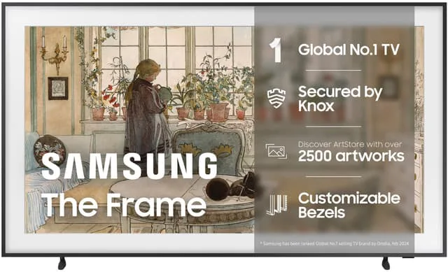Samsung 65" The Frame LS03D 4K QLED Smart TV (2024)