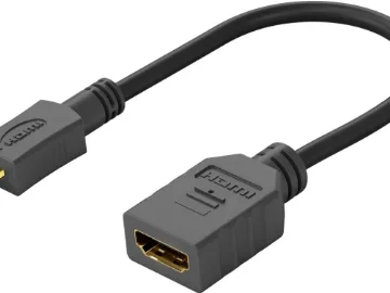 Goobay 58683, micro-HDMI, HDMI, Hankontakt