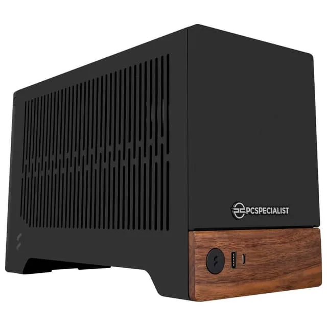 PCSpecialist Terra 100 R7-7X3D/16/1TB/4070S statinär dator gaming (svart)