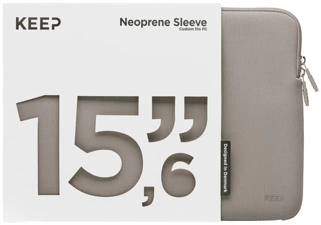 KEEP 15,6" neopren/textil laptopfodral