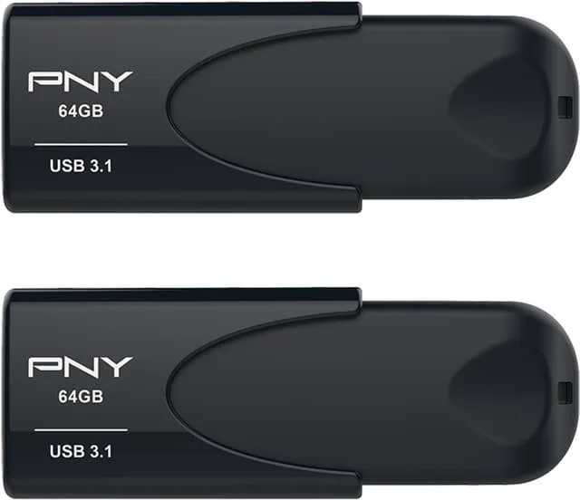 PNY Attache 4 USB 3.1-minne 64 GB (2-pack)