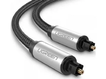 Ugreen 10539, TOSLINK, Hanstik, TOSLINK, Hanstik, Sort