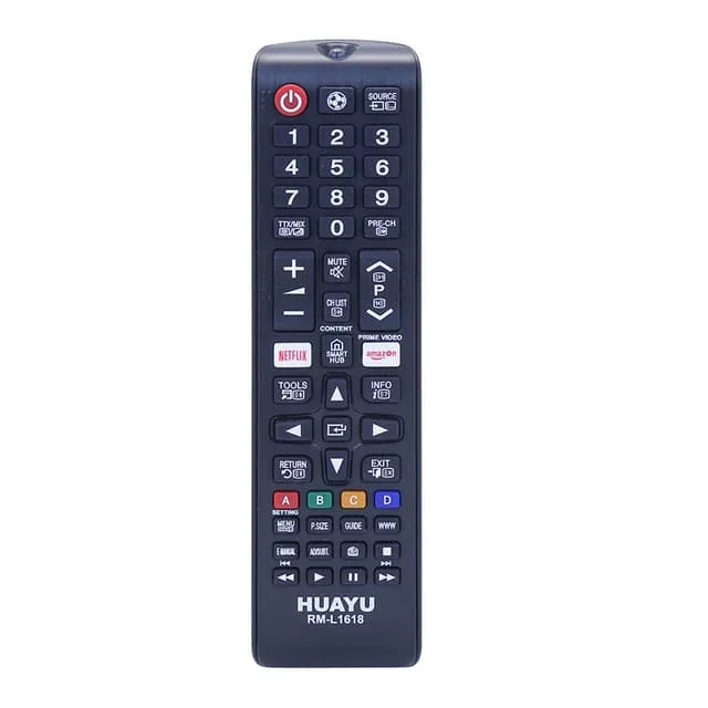 HUAYU TV fjärrkontroll Ersättning för RM-L1618 Samsung LCD TV