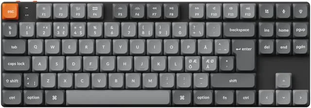 Keychron K1 MAX Wireless Tri-Mode Hot Swap QMK/VIA Gateron Low Profile Brown