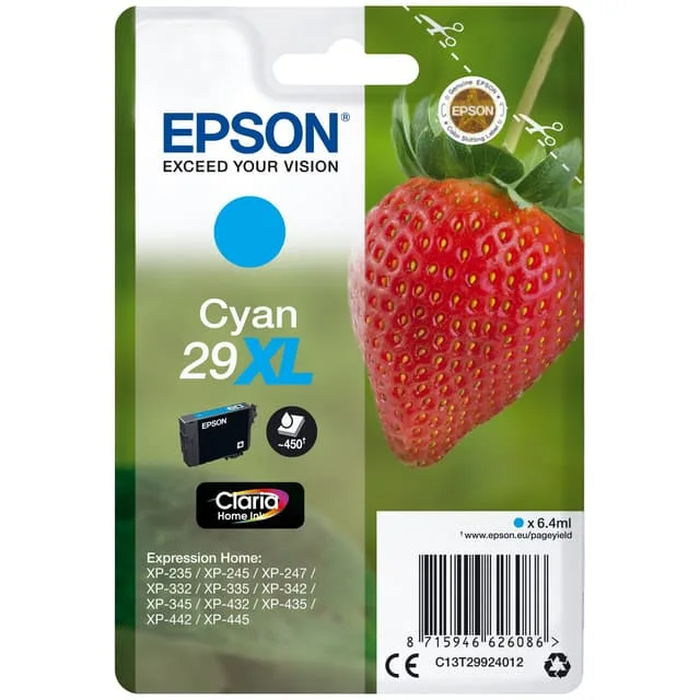 Epson bläckpatron Claria Home 29XL Cyan