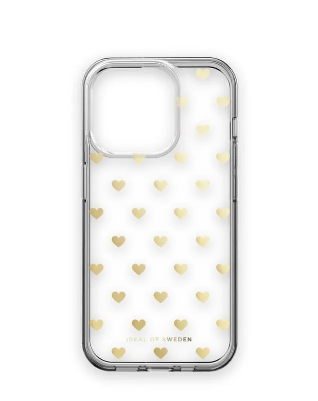 Ideal of Sweden Clear Case iPhone 15 Pro Golden