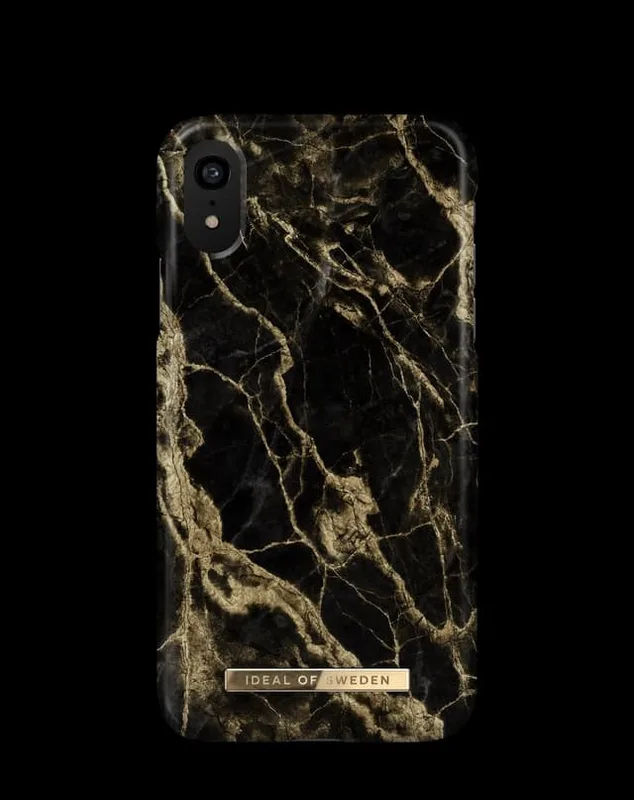 Ideal of Sweden Printed Case iPhone XR Golden Smoke