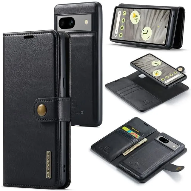 DG Ming Google Pixel 8a 2-i-1 Magnet Plånboksfodral
