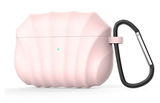 Silikonskal med krok till Airpods Pro, Rosa