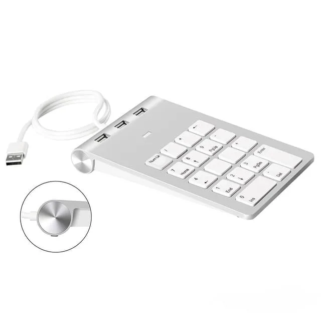 Nördic USB numeriskt tangentbord och 3xUSB Hubb