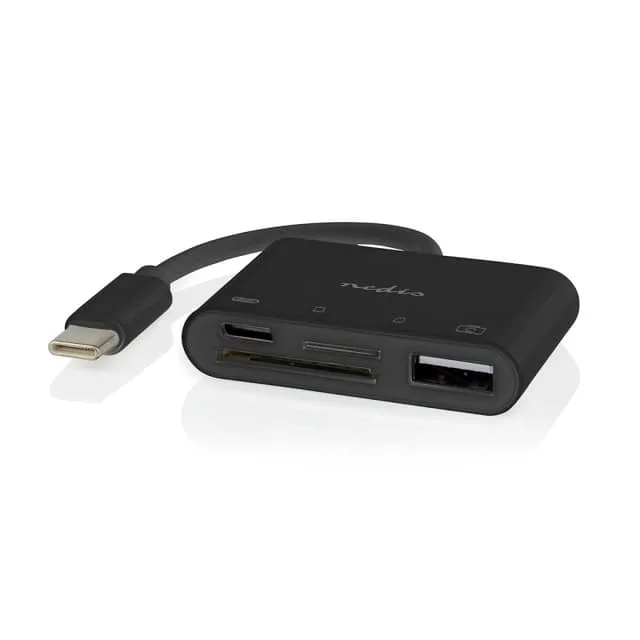 Nedis CCGB64780BK01 USB-Hub 1x USB-C 1x USB