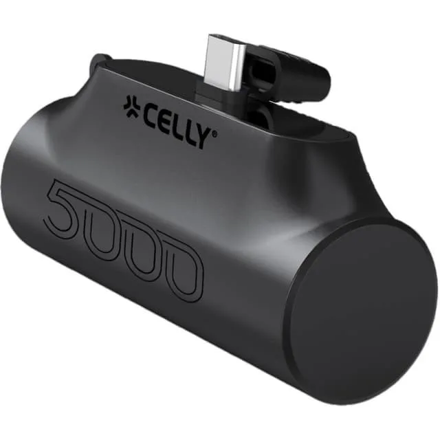 Celly PowerBank 5.000 mAh 10,5W USB-C Plug-in