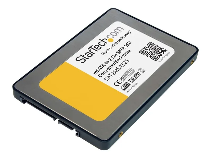 StarTech.com 2.5in SATA to Mini SATA SSD Adapter Enclosure