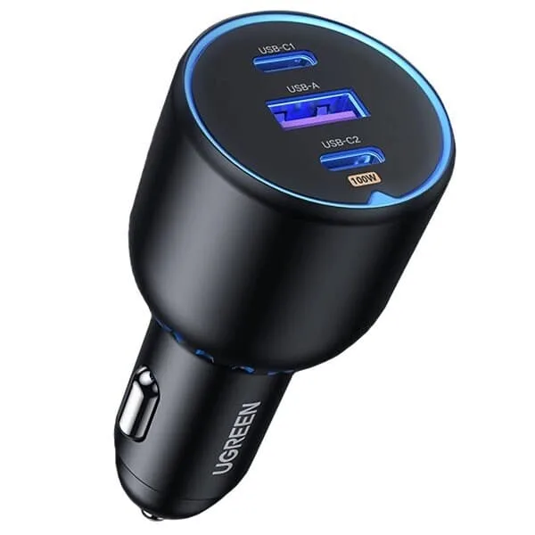 Ugreen Billaddare med 2xUSB-C PD & 1xUSB 130W