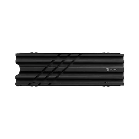 SAVIO-kylning för M.2 NVME 2280-diskar, AK-60, svart