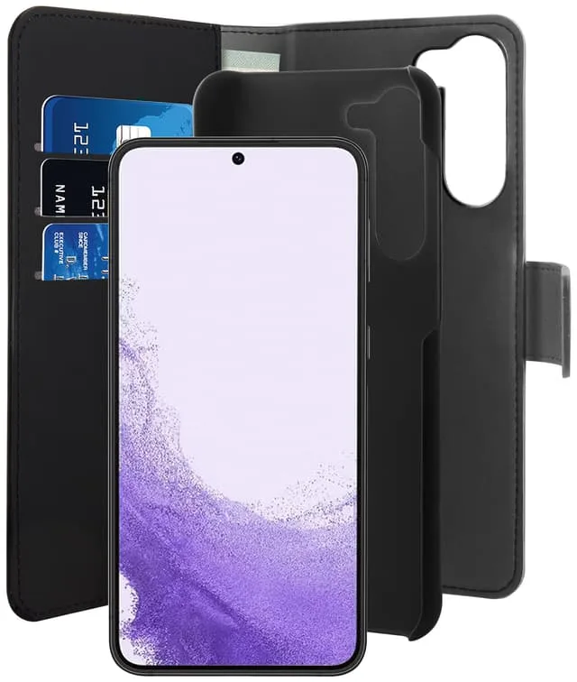 Puro Samsung Galaxy S23 2-i-1 plånboksfodral