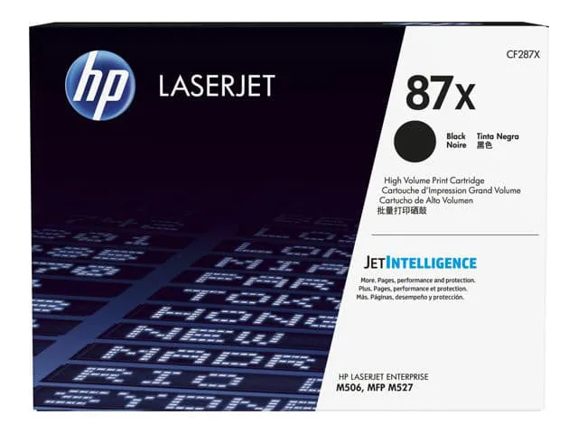 HP Toner CF287X 87X Svart