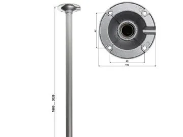 TELESCOPIC CEILING RACK FOR CAMERAS BR-150X300