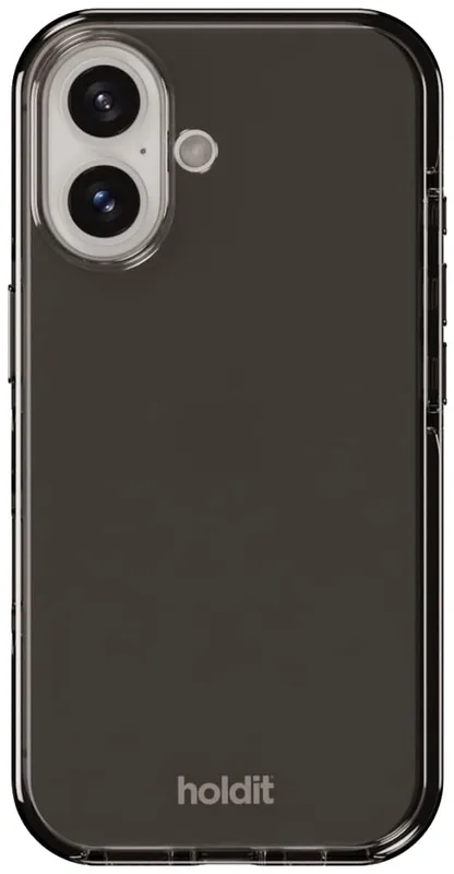 Holdit Seethru iPhone 16 fodral (svart)