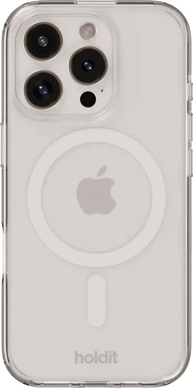 Holdit iPhone 16 Pro Max MagSafe fodral (vitt)