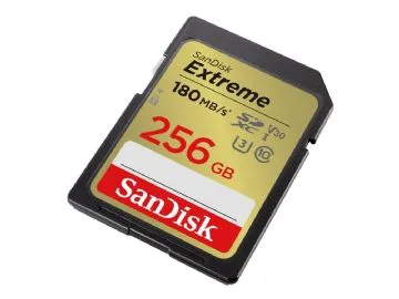 SanDisk Extreme Flash-minneskort 256 GB