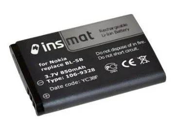 Insmat Batteri för Nokia 32XX, 5140, 5200, 53XX, 5500, 60XX, 61XX, 7260, 7360, N80, N90