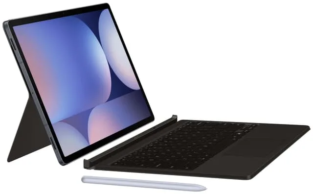 Tangentbordsfodral Slim (svart) för Samsung Galaxy Tab S10+/S9+/S9 FE+
