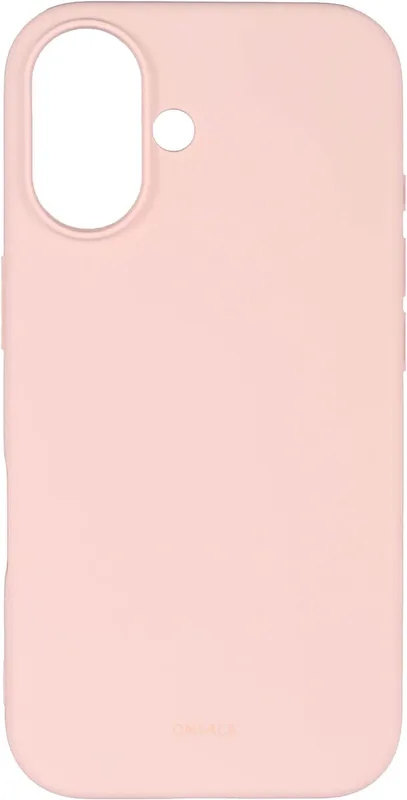 Onsala iPhone 16 silicone fodral (kritrosa)