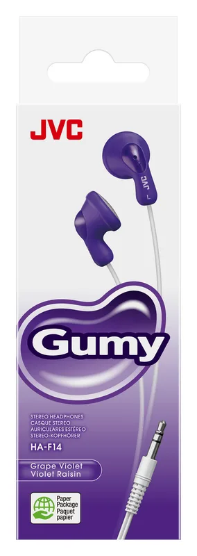 HA-F14 Gumy In-Ear headphones Wired Violet