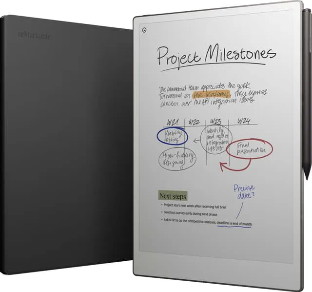 reMarkable Paper Pro E-ink surfplatta + Marker
