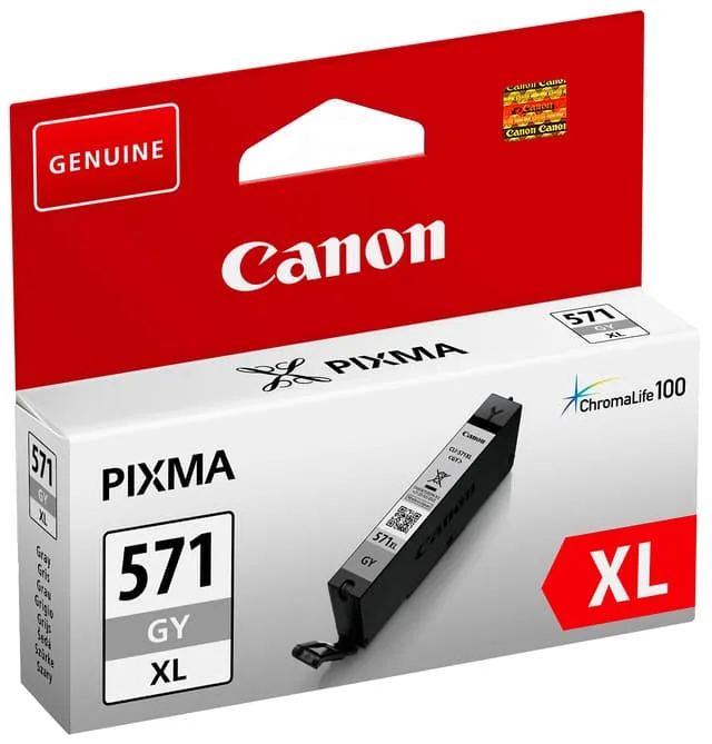 Canon Bläck Grå CLI-571GY XL