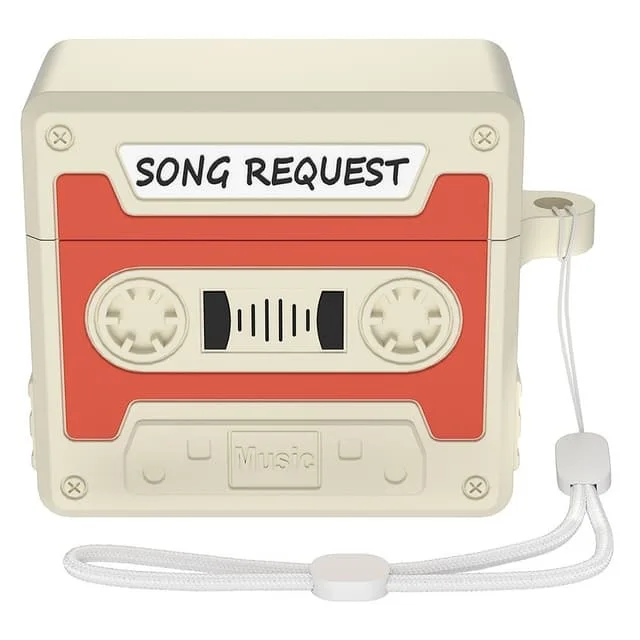 SKALO AirPods 4 Cassette Tape Design Fodral