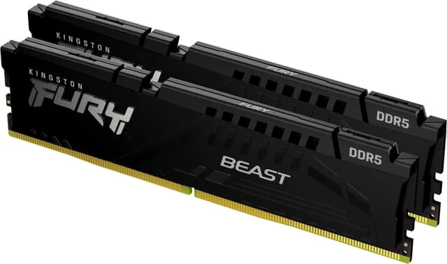 16 GB (1x16GB) DDR5-6400 Kingston FURY Beast Black CL32