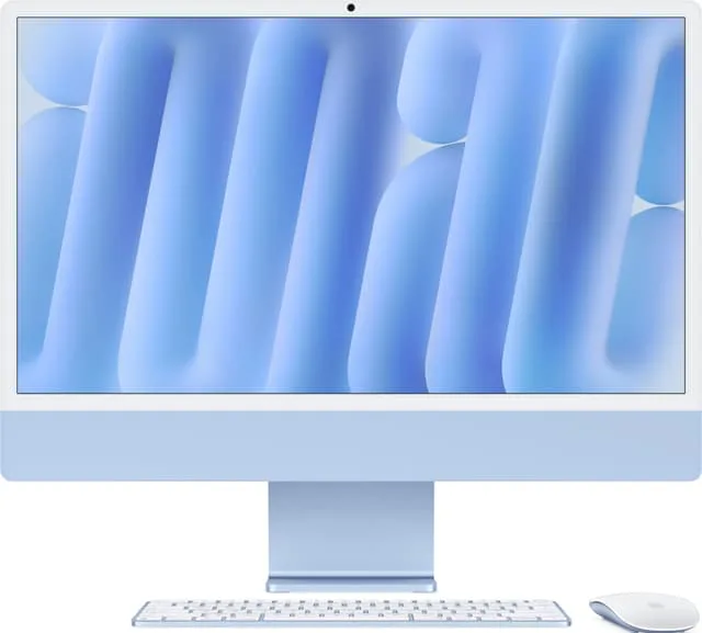 Apple iMac 24" M4 16 GB, 512 GB -dator, blå (MWV33)