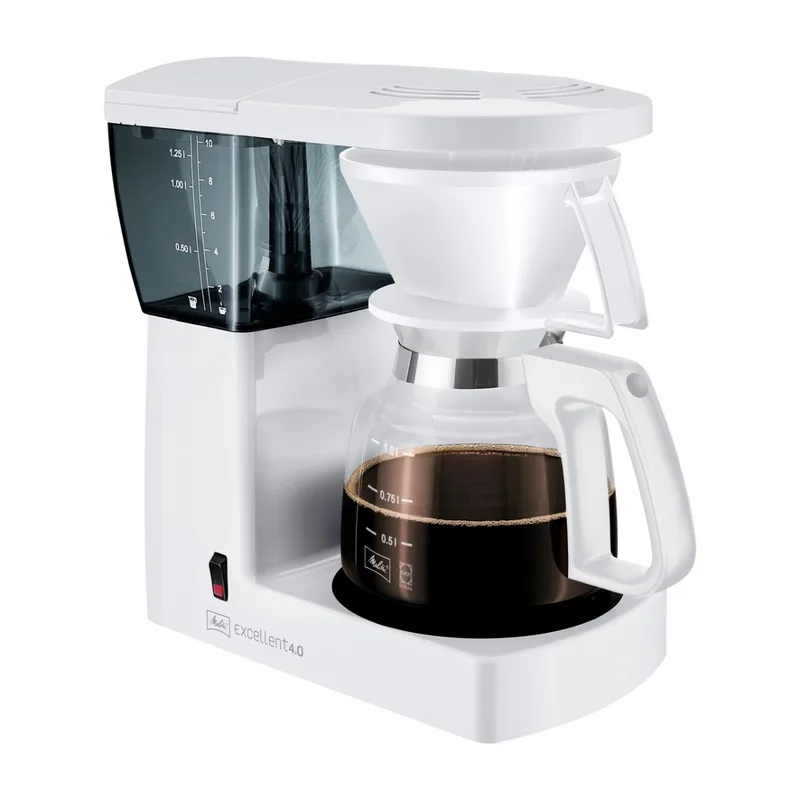 Melitta Excellent 4.0 Vit Kaffebryggare