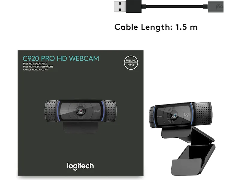 LOGITECH HD Pro C920 Webbkamera