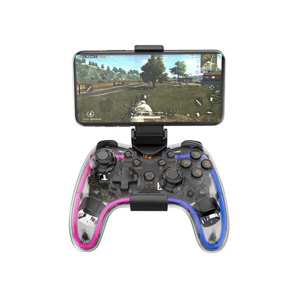 Trådlös handkontroll med Bluetooth 5.0 och RGB-belysning