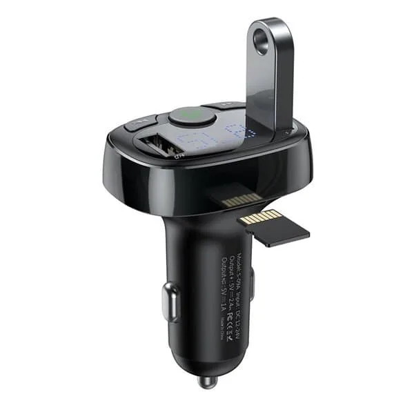 Baseus FM-Sändare med Bluetooth och USB-laddning