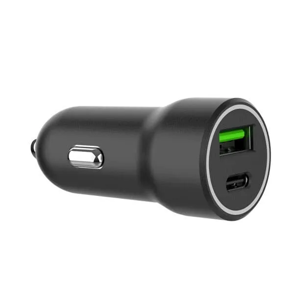 24 Billaddare med 20W PD USB-C och