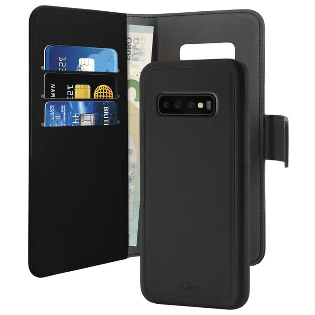 Puro 2-i-1 plånboksfodral Samsung Galaxy S10 Plus