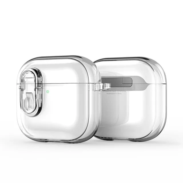 DUX DUCIS För AirPods 4 Fodral PC+TPU Bluetooth Fodral / Skal med krok
