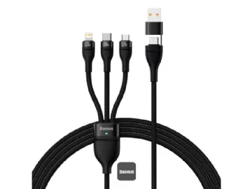Baseus CASS030101 USB-kabel 1,2 m USB A/USB C USB C/Micro-USB B/Lightning Sort