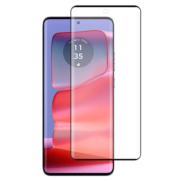 Skalo Motorola Edge 50 5G Heltäckande Skärmskydd Härdat Glas