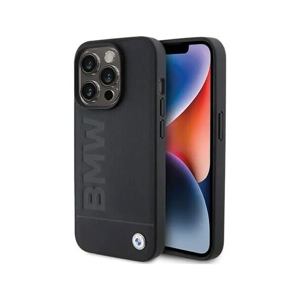 24 BMW Läderskal MagSafe till iPhone 15 Pro Max