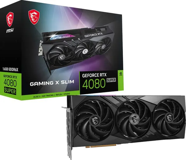 MSI GeForce RTX 4080 SUPER 16G GAMING X SLIM grafikkort